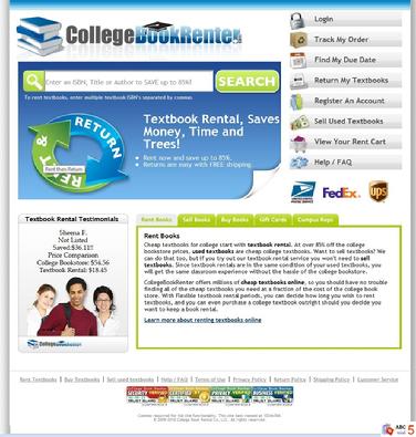 CollegeBookRenter offers millions of cheap textbooks online, so you should have no trouble finding all of the cheap textbooks you need at a fraction of the cost of the college book store. With Flexible textbook rental periods, you can decide how long you wish to rent textbooks, and you can even purchase a college textbook outright should you decide you want to keep a book rental.
